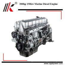 Good performance 6 cylinder 150kw 200hp marine diesel engine boat motor